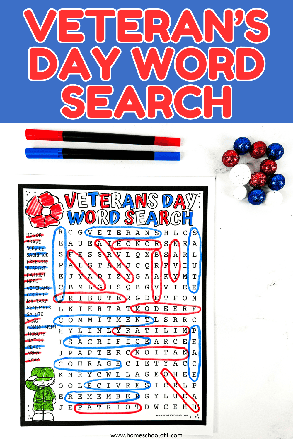 Flag Day Word Search