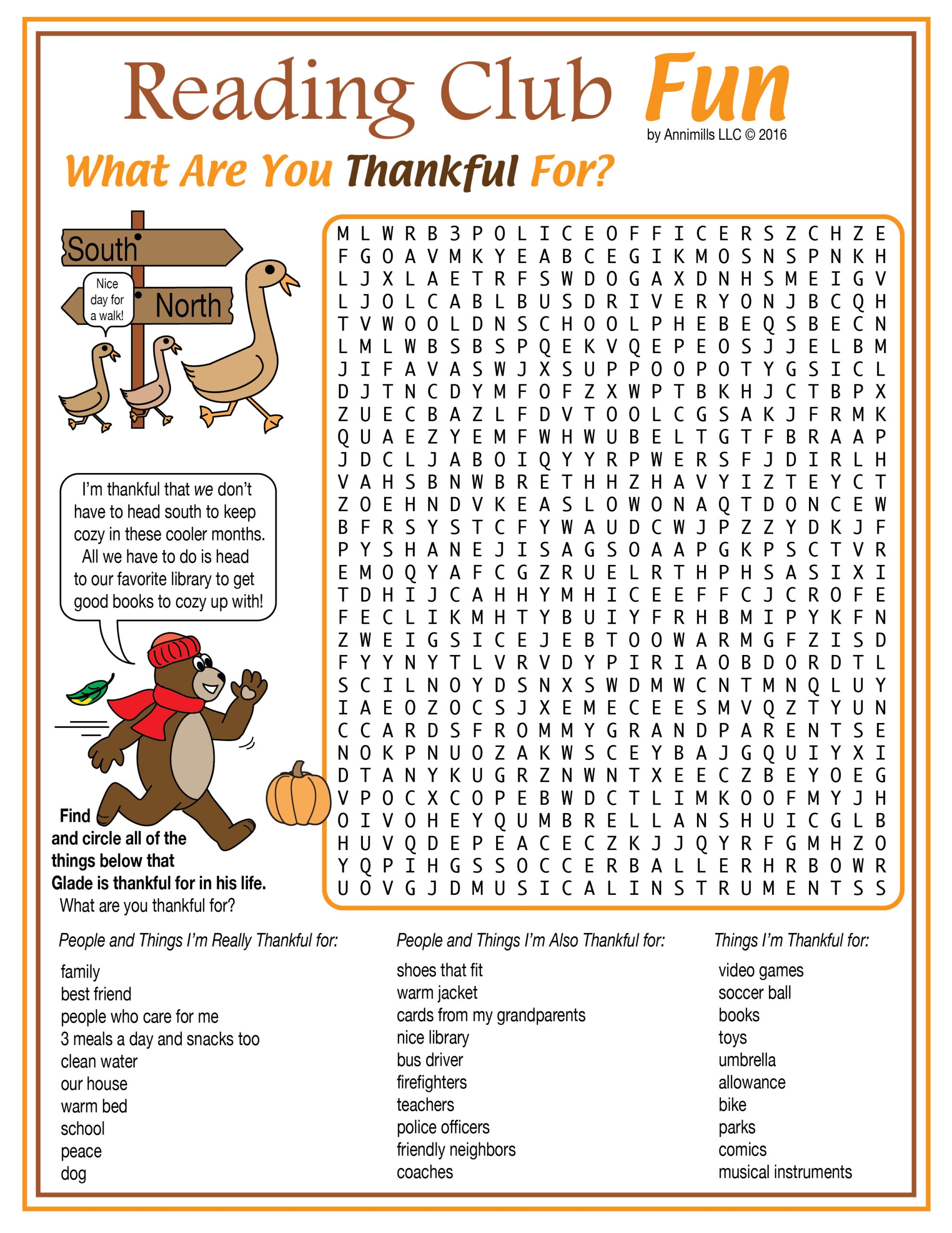 Fun Word Search Puzzle