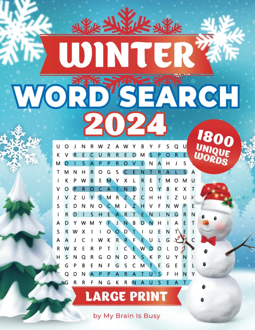 Winter Word Search Puzzle Book For Adults Large Print Puzzles Desertcart Seychelles