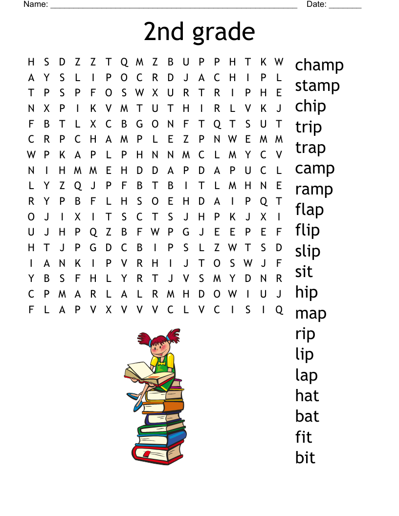 2nd Grade Word Search Printable Free 2nd Grade Word Search Printable Free