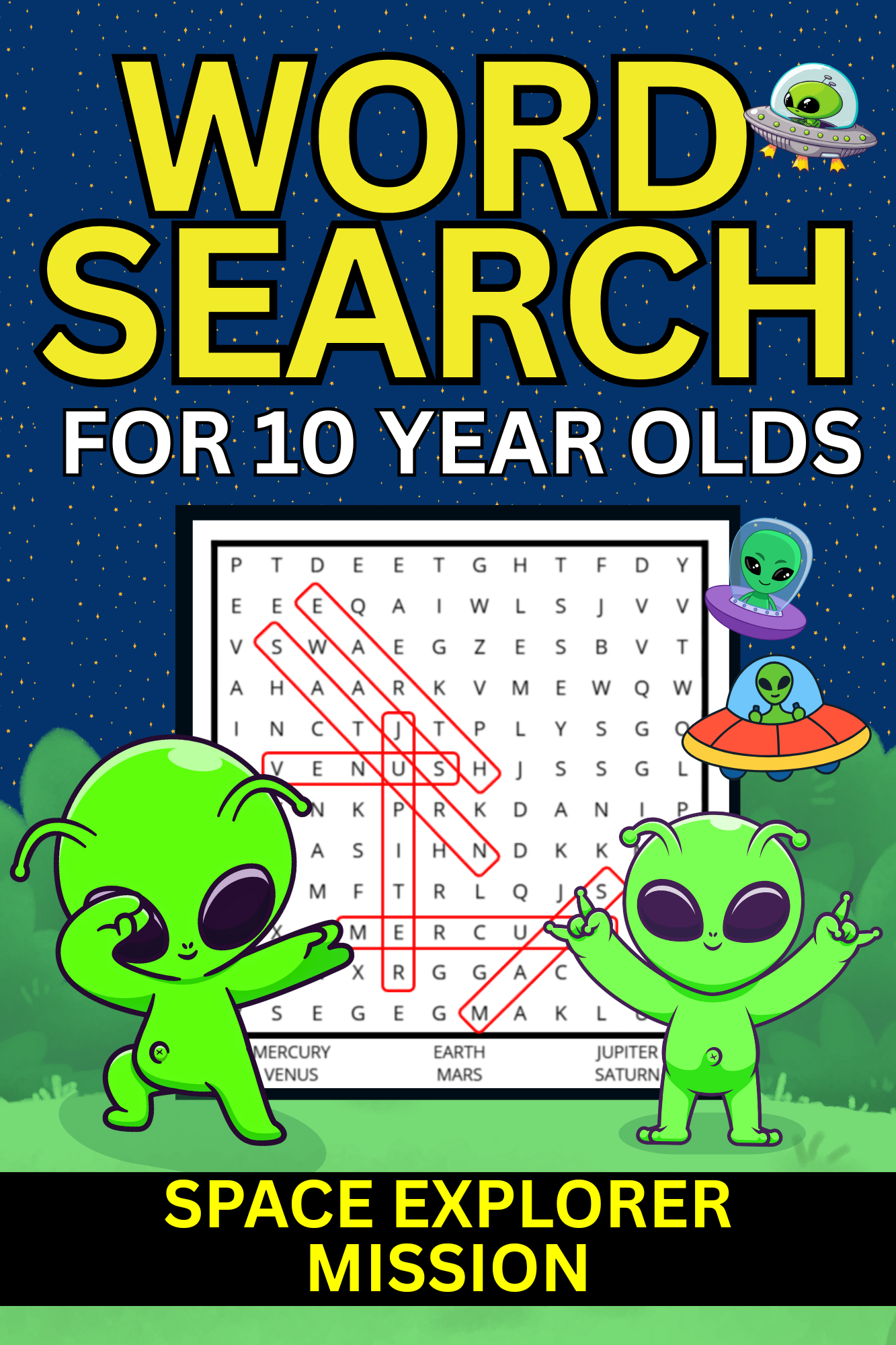 Word Search For 10 Year Olds Printable