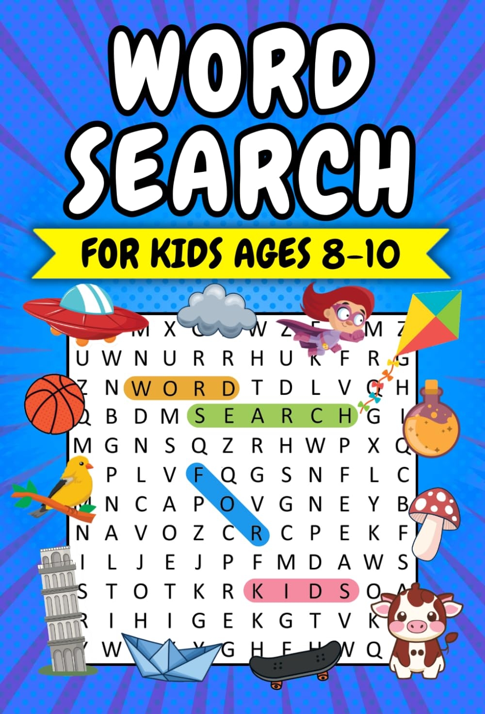 Word Search For Kids Ages 8 10 100 Themed Puzzles Ghana Ubuy