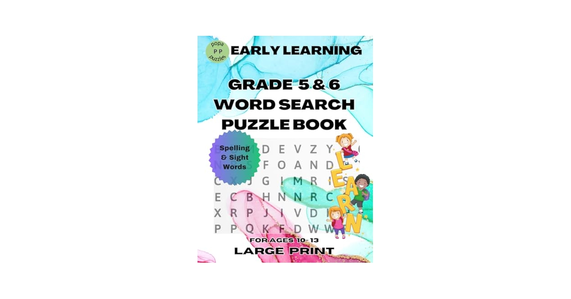 Word Search For Kids Grade 5 And 6 Early Learning Kids Word Search Puzzles Popas Peter 9798377880905 Amazon Books