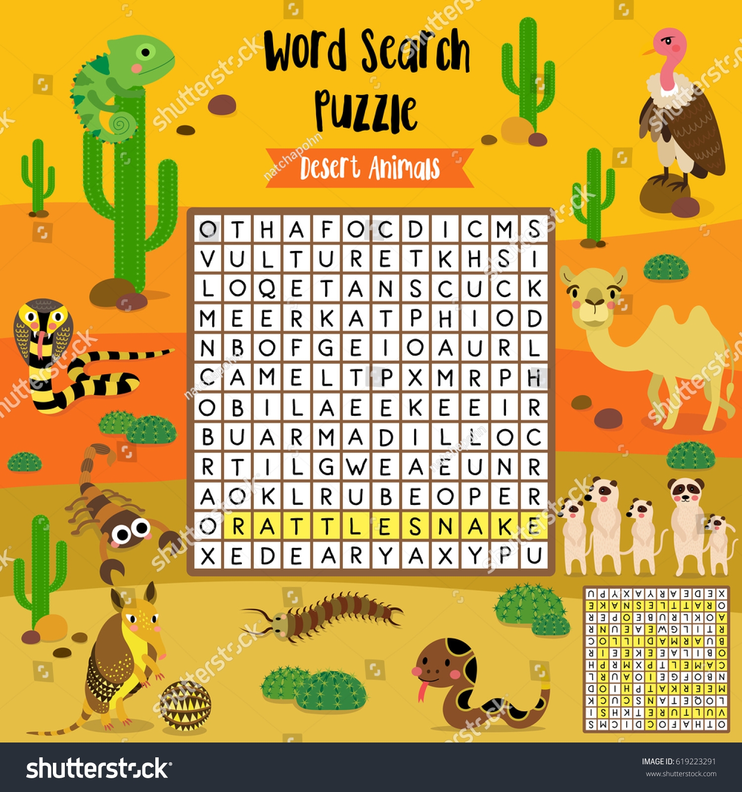 Words Search Puzzle Game Desert Animals Stock Vector Royalty Free 619223291 Shutterstock Words Search Puzzle Game Desert Animals Stock Vector Royalty Free 619223291 Shutterstock
