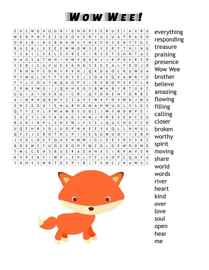 Wow Wee Word Search WordMint